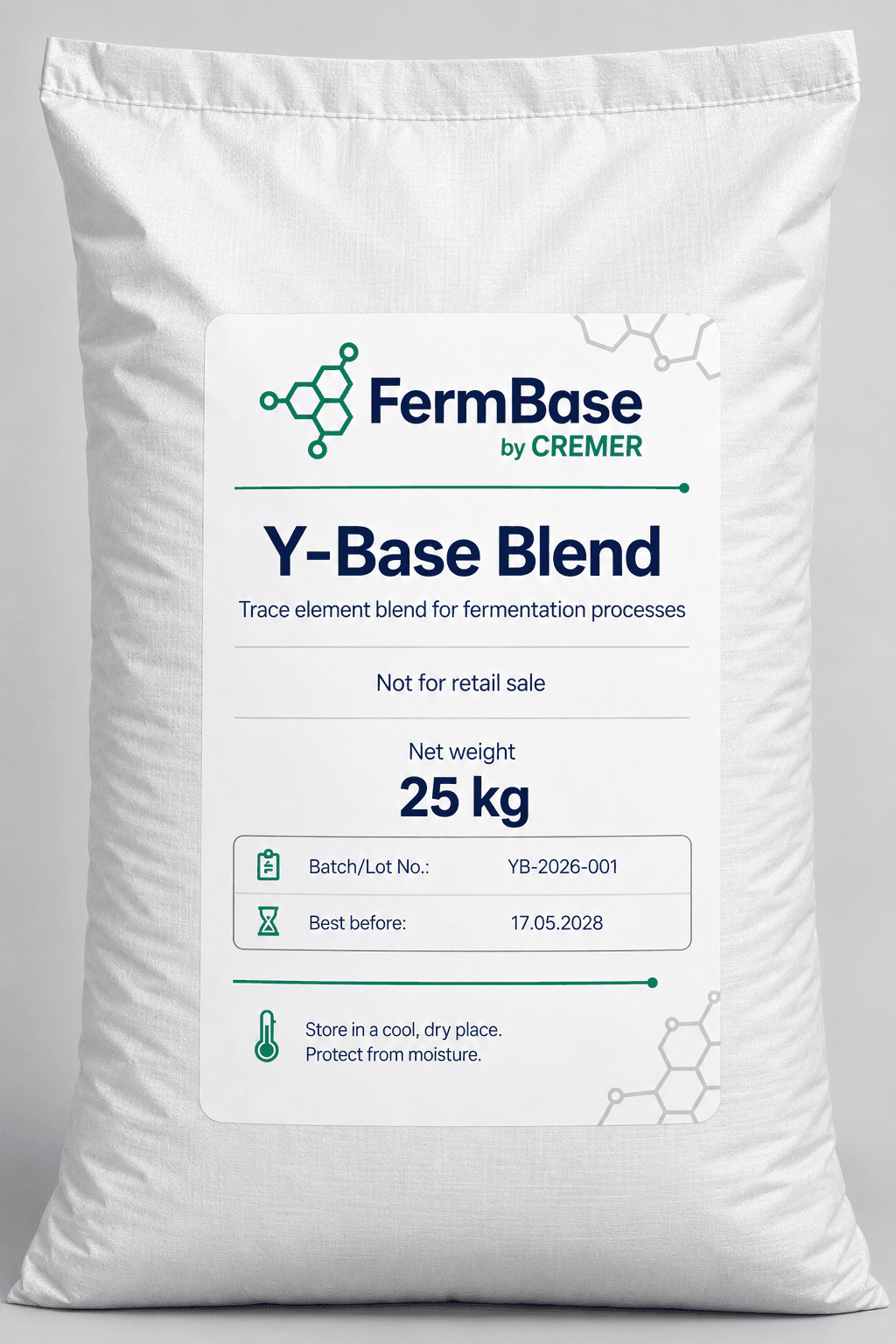 Y-Base Blend by FermBase — standardized trace element blend for yeast fermentation